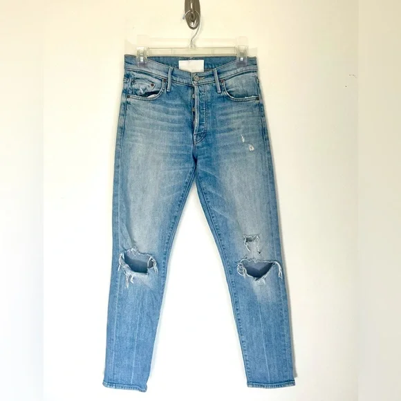 MOTHER SUPERIOR The Stinger Flood High As The Heavens Button Skinny Jeans Sz.26 - Picture 10 of 13